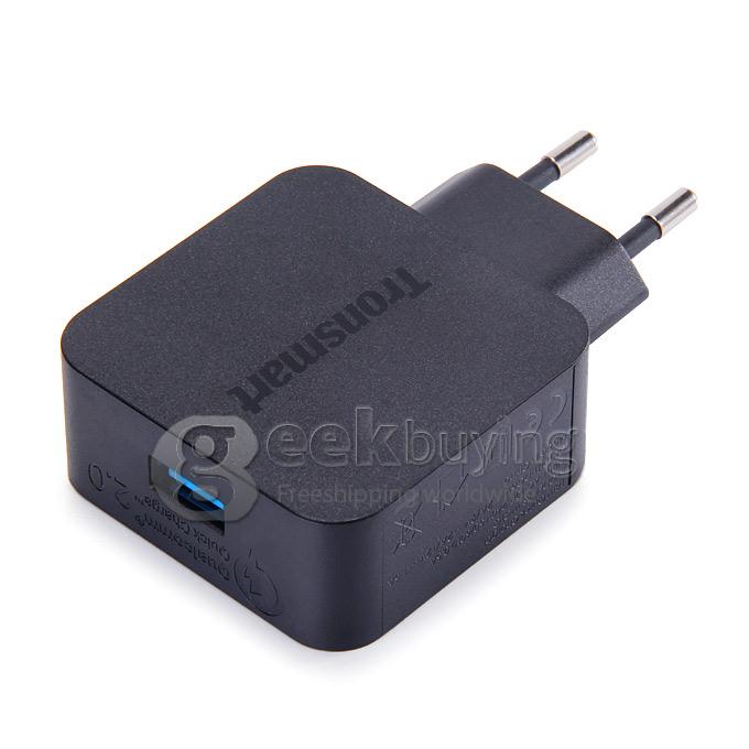 Tronsmart Quick Charge 2.0 18W AC Travel USB Charger with 1.8M Micro USB Cable EU & Tronsmart TS-CC4P1 4 Port USB Smart Car Travel Charger VoltIQ