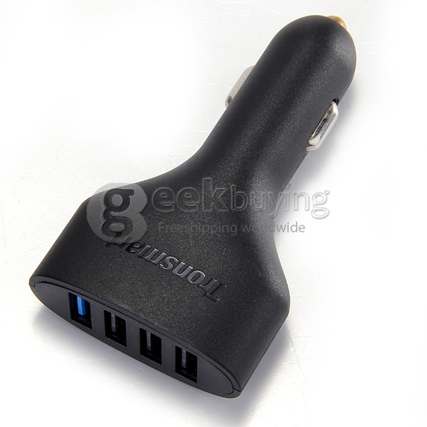 [Spain Stock][Qualcomm Certified] Tronsmart Quick Charge 2.0 54W 4 Ports car charger the world`s most powerful car charger for Samsung Galaxy S6,S6 Edge,Note 4,Note Edge/ Google Nexus 6/ Sony Xperia Z4,Z3/ HTC One M9,One M8/ Xiaomi Mi3,Mi4,Mi Note/ A