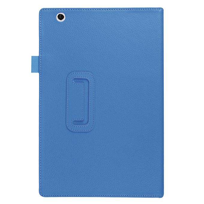 High Quality Folio PU Leather Stand Cover Case For Sony Xperia Z4 Tablet PC - Blue