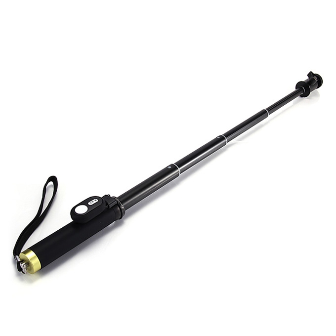 Original XiaoYi Alluminum Alloy Self-Timer Monopod Selfie Stick with Bluetooth Remote Controller For XiaoYi Yi Action Camera - Black