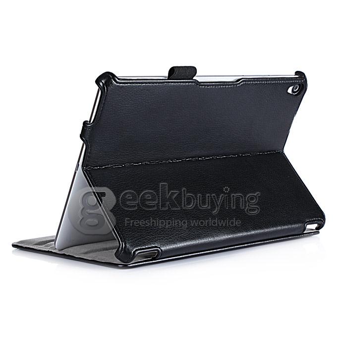 Heat Setting PU Leather Cover Case For Google Asus Nexus 9 Tablet PC - Black
