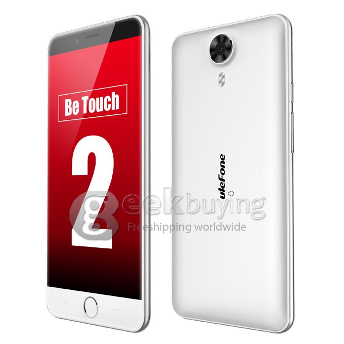 Ulefone Be Touch 2 5.5inch FHD 4G LTE Smartphone Android 5.1 3GB 16GB 64bit MTK6752 Octa Core 1.7 GHz 13.0MP - Silk White