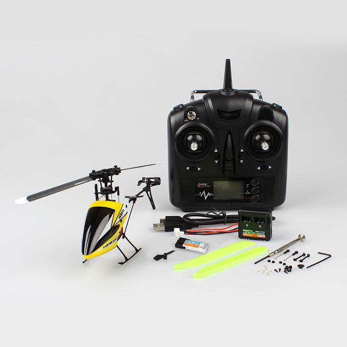 Hisky HFP100 V2 4CH Flybarless RC Helicopter 6 Axis Gyro With H-6 Transmitter