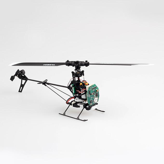Hisky HFP100 V2 4CH Flybarless RC Helicopter 6 Axis Gyro BNF With HT8 Radio Adapter Without Transmitter