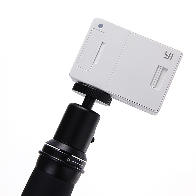 Original XiaoYi Alluminum Alloy Self-Timer Monopod Selfie Stick with Bluetooth Remote Controller For XiaoYi Yi Action Camera - Black