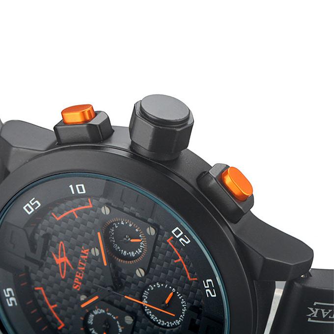 WH291 Speatak Fashion Men Quartz Sports Watch Large Round Dial Four