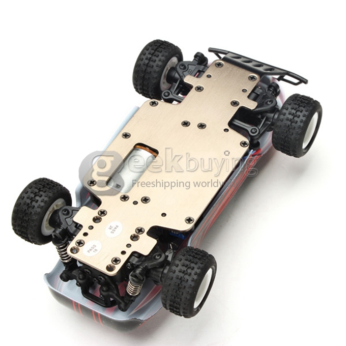 WLtoys P939 RC Racing Car 1/28 2.4G 30KM/H RTR 4WD Brushed Off Road Vehicle - Red+Black
