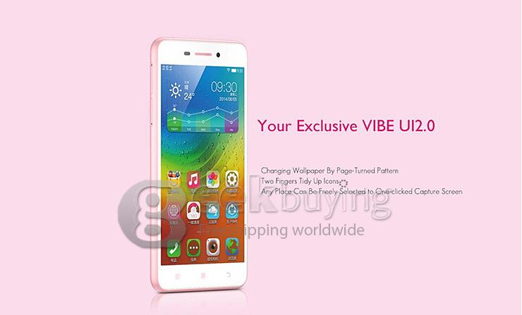 [HK Stock]Lenovo S60 S60W 4G LTE 5.0inch Android 4.4 2GB 8GB Smartphone 64bit Snapdragon 410 Quad Core 13.0MP Miracast - White