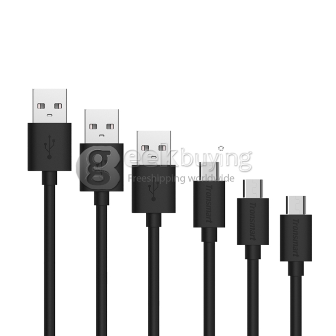 [Spain Stock] Tronsmart [6 Pack]1ft*2 & 3ft*2 & 6ft*2 Micro USB Cables High Speed USB 2.0 Male to Micro USB Sync/Charging Cables
