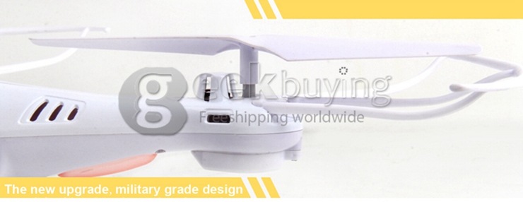 Syma X5SW Explorers 2 Wifi Headless Mode FPV RC Quadcopter 0.3MP Camera 2.4GHz 6-axis 360 Degree Eversion RTF - White