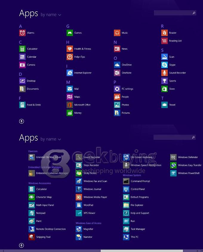 PIPO X8 2G/32G Dual Boot Windows10 Android4.4 Mini PC 7