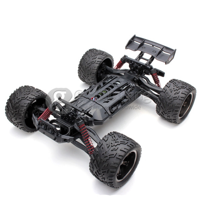 9116 1/12 Brushed RC Monster Truck 2.4GHz 38KM/H High Speed 2WD RTR - Red