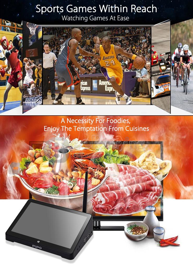 PIPO X8 2G/32G Dual Boot Windows10 Android4.4 Mini PC 7