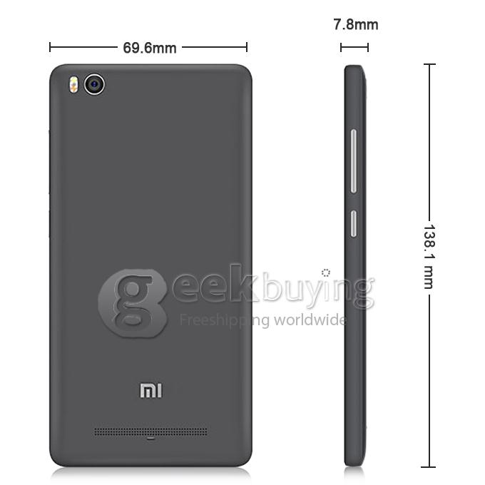 Xiaomi Mi 4i 5.0Inch 4G FDD-LTE Android 5.0 2GB 16GB Smartphone 64-bit Snapdragon615 Octa Core 1.7GHz 13.0MP - Black