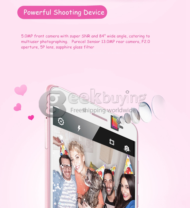 [HK Stock]Lenovo S60 S60W 4G LTE 5.0inch Android 4.4 2GB 8GB Smartphone 64bit Snapdragon 410 Quad Core 13.0MP Miracast - White