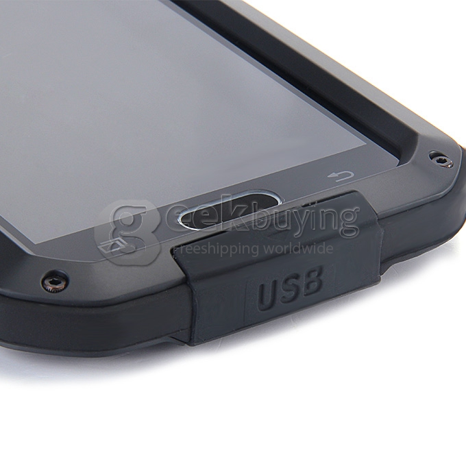 [France Stock]LOVE MEI Weather/Dirt/Shockproof Protective Case for Samsung Galaxy s5 i9600 - Black