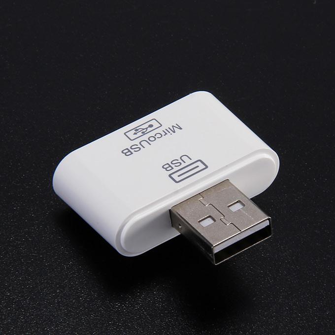 i-Flash Device HD Flash Drive With Micro USB 2.0 Adapter For Android/ IOS / PC - White