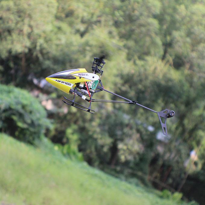 Hisky HFP100 V2 4CH Flybarless RC Helicopter 6 Axis Gyro With H-6 Transmitter