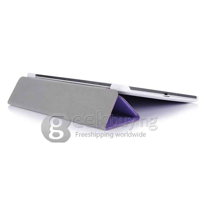Foldable PU Leather Case Cover For Google Asus Nexus 9 Tablet PC - Purple