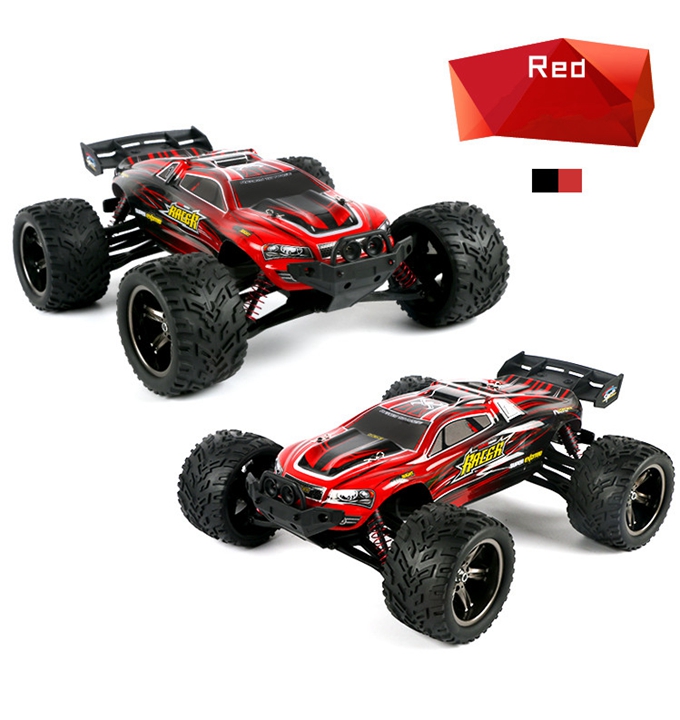 9116 1/12 Brushed RC Monster Truck 2.4GHz 38KM/H High Speed 2WD RTR - Red