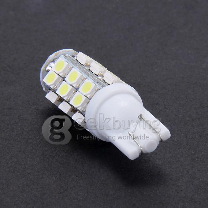 T10 1.3W 120lm 25-SMD 3528 LED White Car Side Light / Instrument / Reading lamp - ( 12V)