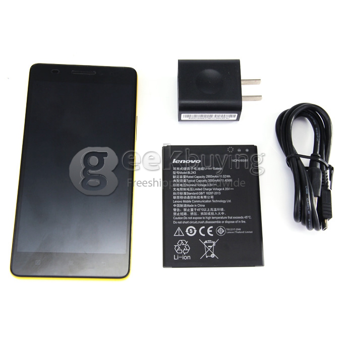 [Spain Stock] Lenovo Lemo K3 NOTE 5.5inch FHD 4G Smartphone Android 5.0 2GB 16GB 64bit MTK6752 Octa Core 1.7GHz IPS - Yellow