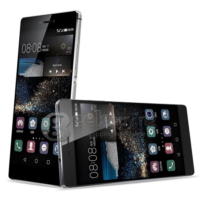 [HK Stock]HUAWEI P8 5.2inch FHD Android 5.0 3GB 16GB 4G LTE Smartphone 0.8mm Narrow Frame Hisilicon Kirin 930 Octa Core 2.0GHz Smart WiFi - Gray
