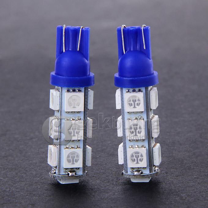 T10 2.5W 270lm 13-SMD 5050 LED Blue Light Car Reading / Indicator Lamp (DC 12V ) - Blue