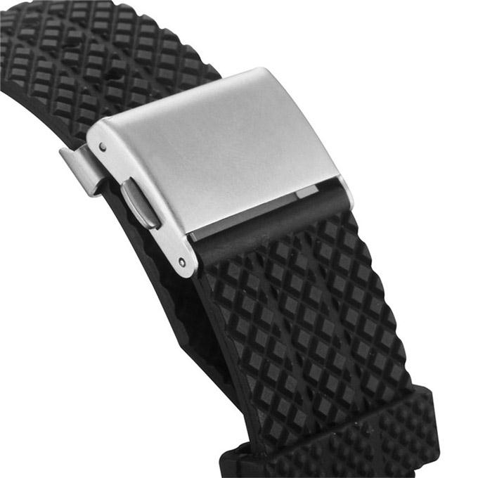 WH294 Speatak Leisure Personalized Dual Timer Men Quartz Sports Watch - Black
