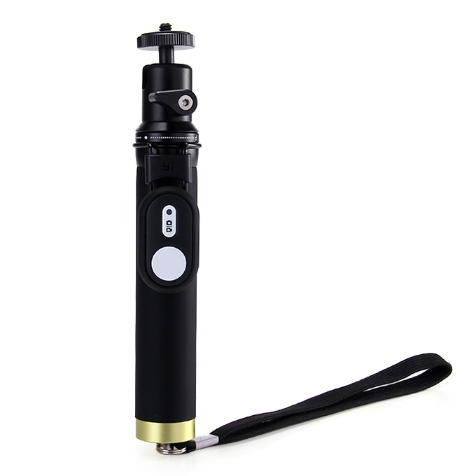 Original XiaoYi Alluminum Alloy Self-Timer Monopod Selfie Stick with Bluetooth Remote Controller For XiaoYi Yi Action Camera - Black