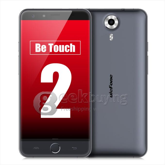 Ulefone Be Touch 2 5.5inch FHD 4G LTE Smartphone Android 5.1 3GB 16GB 64bit MT6752 Octa Core 1.7 GHz 13.0MP - Metal Grey