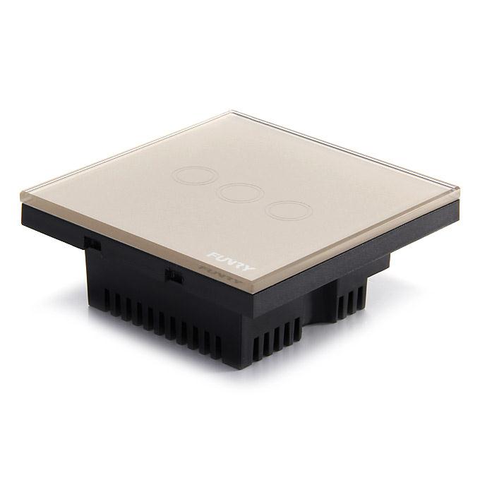 Funry Y8 Home Touch Switch Triple Touch Control 1 Way Intelligent Control Switch With Overload Protection - EU