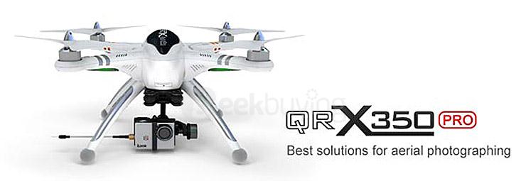 Walkera QR X350 PRO FPV GPS Quadcopter With DEVO 10/G-2D Gimbal RTF