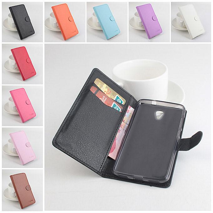 Protective Hard Cover Flip Stand Leather Case for TCL 3S M3G 4G