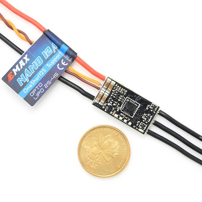 EMAX NANO Series 12A Brushless ESC Support OneShot 125 For Multicopter/Fixed Wing/Helicopter