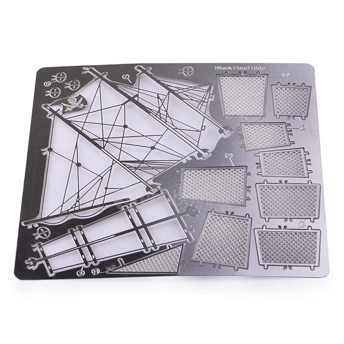 MINI DIY 3D Nanometal Model CORSAIR Pirate Ship Puzzle - Silver