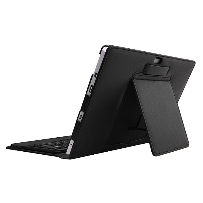 Makibes Removable Bluetooth Touchpad Keyboard Cover Case With Touch Pen For Microsoft Surface 3 - Black