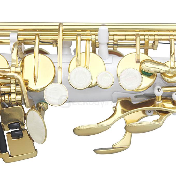 LADE WSS896 Classic Carve Patterns Brass bE Alto Saxophone with Pearl