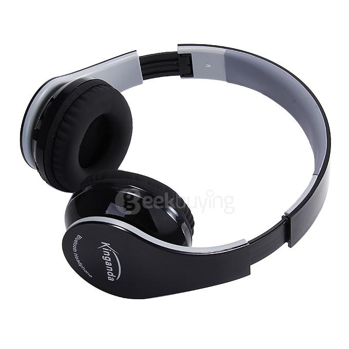 Kinganda PS4 Wireless Bluetooth Headphone Headset With PS4 USB Dongle Transmitter Suit - Black