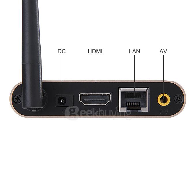 M400 Android 4.4 TV Box Amlogic S805 Quad-core 1G/8G 802.11 b/g/n LAN BT 4.0 HDMI 1080P 3G