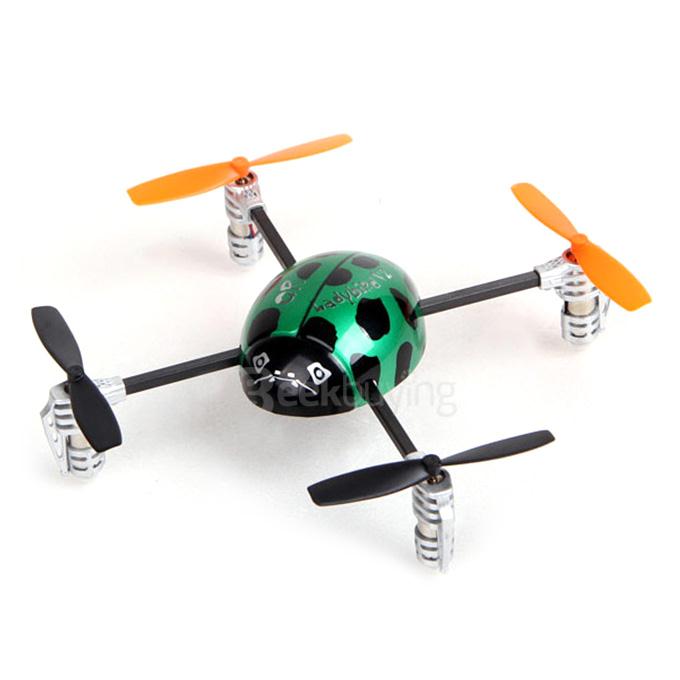 Walkera Ladybird V2 QR FPV Quadcopter 4CH RC Drone BNF + Devo 4 Transmitter(Mode2)