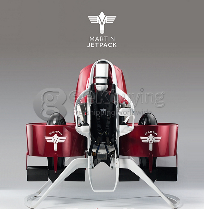 Guangqi Multifunctional Martin Jetpack 74KM/H Ultra Lightweight Jumpjets 320KG MTOW 200HP Martin Flying Machine