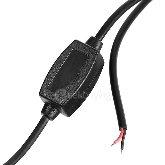 LJ-01 Car Laser Fog Light Rear Anti-Collision Brake Tail Lights Warning Lamp- Black