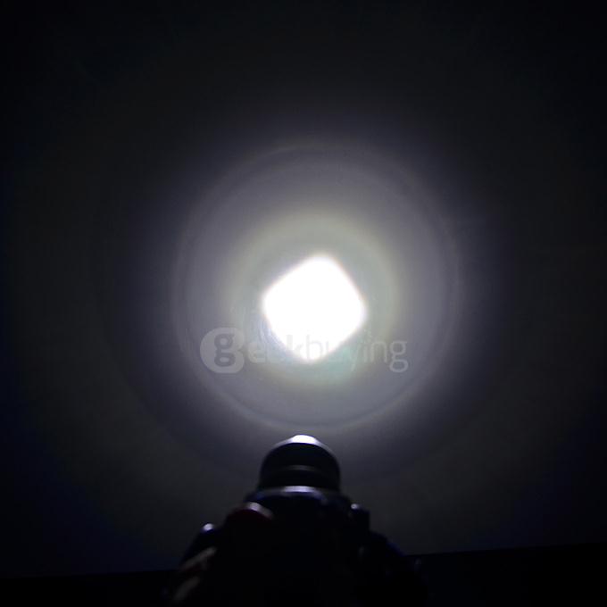 LightsCastle CREE XM-L T6 1800lm 3-Mode LED Zoomable Headlight Headlamp - Black
