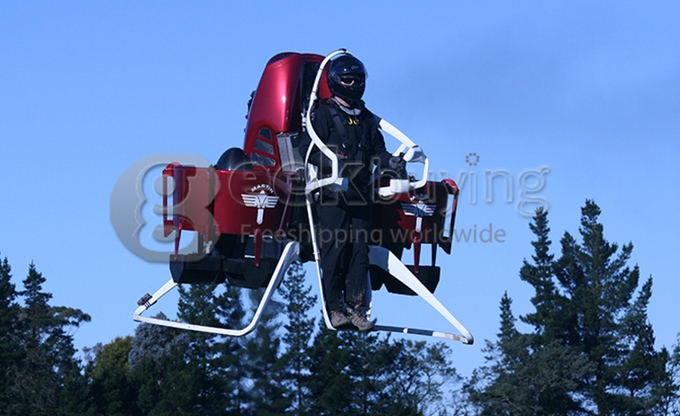 Guangqi Multifunctional Martin Jetpack 74KM/H Ultra Lightweight Jumpjets 320KG MTOW 200HP Martin Flying Machine