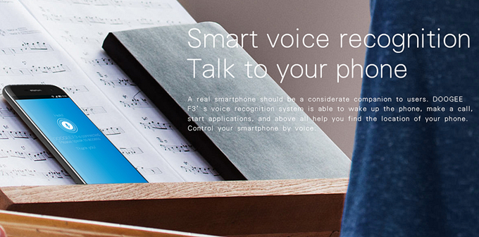 DOOGEE F3 Pro 4G 5.0Inch FHD Android 5.1 3GB 16GB Smartphone MTK6753 64bit Octa Core 2.5D Corning Gorilla Glass - Black