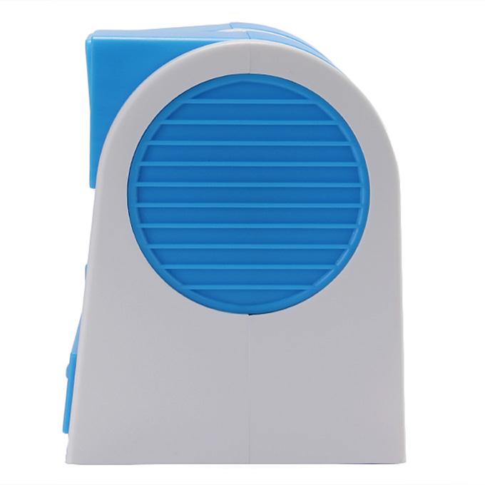 HB-168 Mini Fan 2.5W Air Conditioning for Summer Cooling With USB Plug - Blue