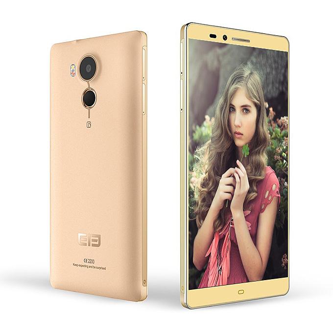[HK Stock] Elephone Vowney 5.5inch 2K Screen Android 5.1 4GB 32GB Smartphone 64bit MTK6795 Octa Core Touch ID Hotknot - Gold