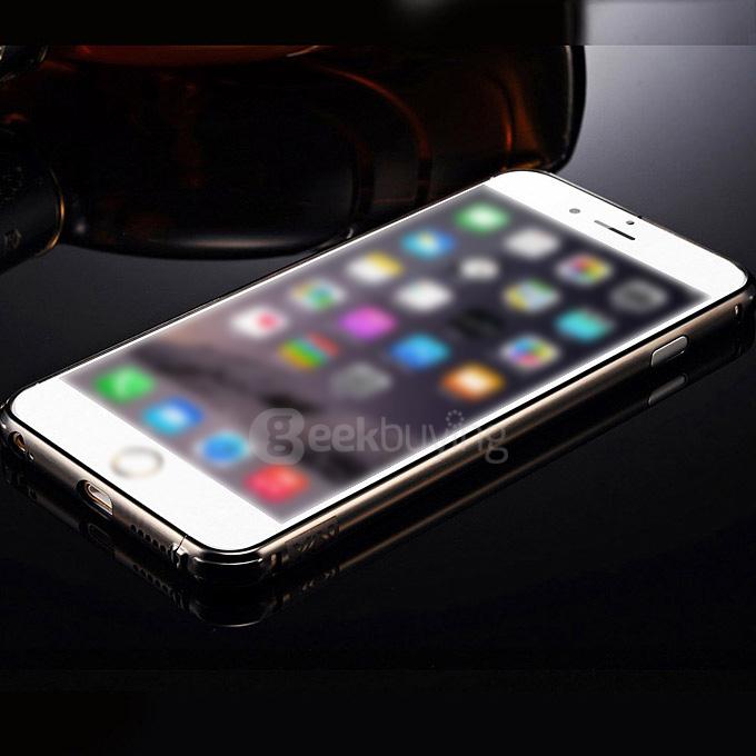 KXX Luxury Aluminum Metal Frame with Ultra-thin Mirror Glass Back Cover for iPhone 6 4.7