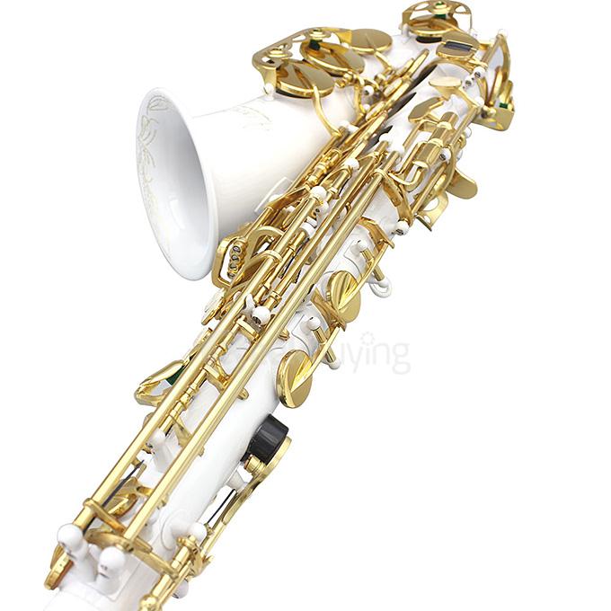 LADE WSS896 Classic Carve Patterns Brass bE Alto Saxophone with Pearl